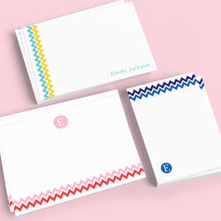 Chevron Flat Note Card Collection